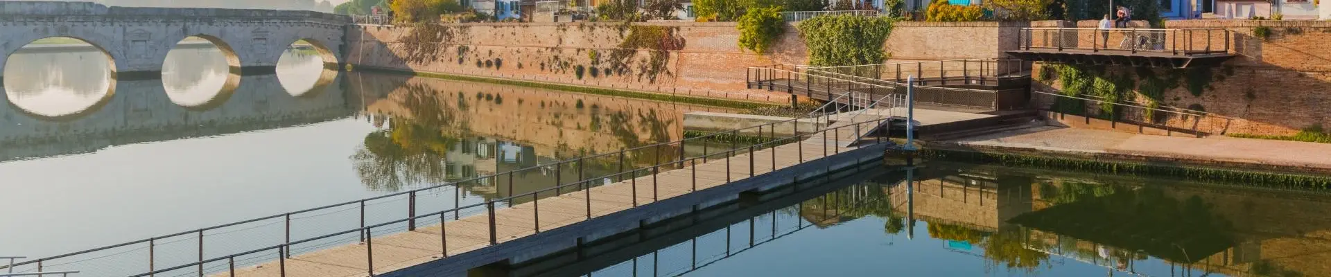 Passerella Galleggiante Ponte di Tiberio - Piazza sull'Acqua Rimini